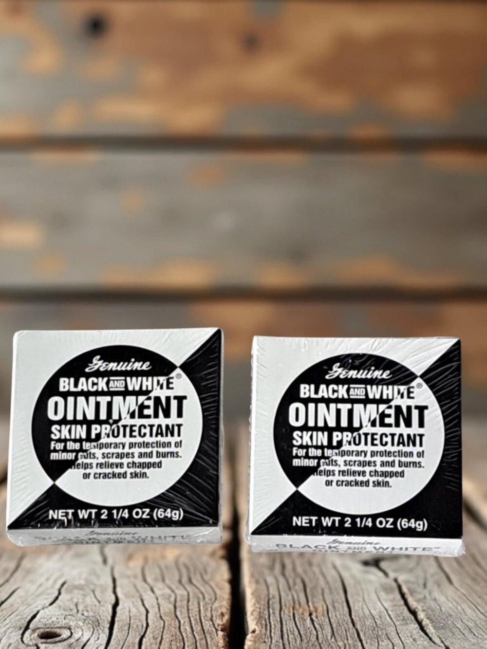 Genuine Black and White Ointment Skin Protectant 2.25 oz Strickland & Co New (2)